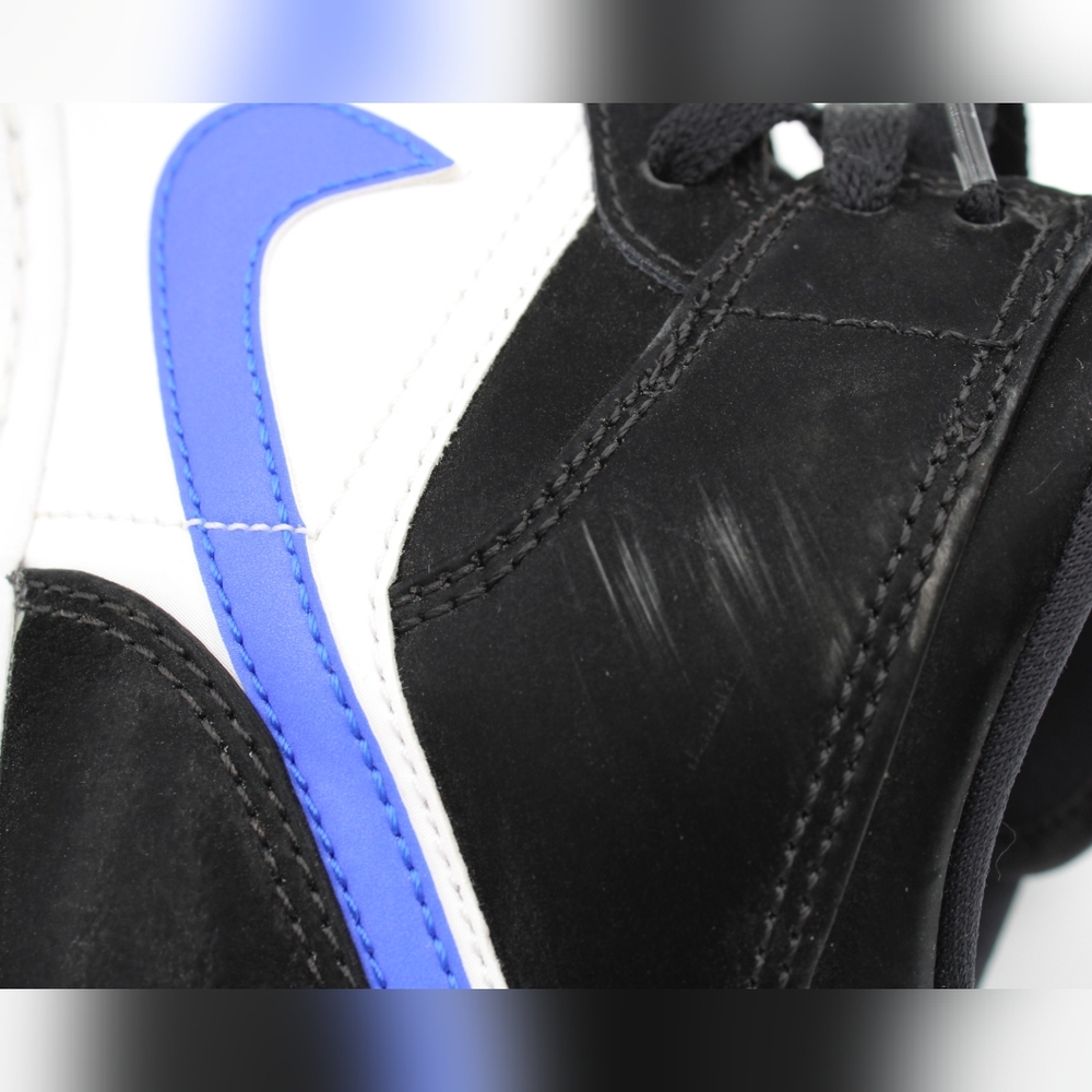 Air Jordan 1 Mid – Black/Racer Blue/White (GS)Size: 5.5Y - Picture 6 of 12